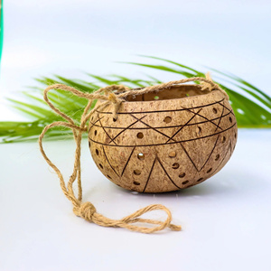 For Using Garden Supplies Coconut Shell Hanging Plant Pots With <b>Cheap</b> Price and High Quality From Manufacturer Eco2go Vietnam - Product Image 1