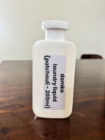 Détergent à lessive liquide Domko 200 ml pour vêtements, parfum patchouli, 30%-50% d'ingrédients, formule personnalisée, fabriqué en Inde