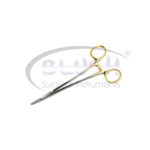 Pinza Portaagujas Quirúrgica de 5.5 Pulgadas, Acero Inoxidable, Instrumento de Precisión con Certificación CE, para Uso en Cirugía General, de Blush Surgical - Product Image 1