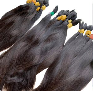 Extensiones de Cabello Humano Virgen a Granel, Cabello Remy Natural para Trenzas y Fabricación de Pelucas Personalizadas - Product Image 1