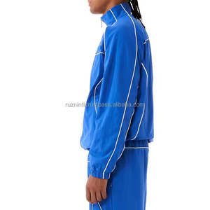 Ensemble coupe-vent léger personnalisé avec fermeture éclair, streetwear, coupe-vent, survêtement en nylon imperméable, survêtement en polyester imperméable - Product Image 5