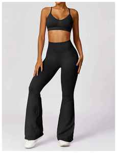 <b>3</b> Piece Yoga Set for Women Customized High Quality Light Weight Womens Workout Leggings Active Wear - Product Image 4