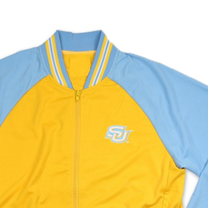 Chándal de diseño OEM para hombre, de tejido polar técnico grueso, con chaqueta de cremallera completa y pantalones de chándal, 100% algodón, estampado de invierno - Product Image 4