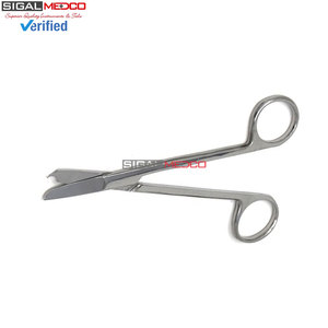 กรรไกรตัดไหมเย็บแผลแบบใช้มือ ขนาด 3.5" 4.5" 5.5" คุณภาพพรีเมียม สแตนเลสสตีล ดีไซน์ตะขออย่างประณีต ปลอดภัยสำหรับการถอดไหมเย็บแผล ได้รับมาตรฐาน CE ทางการแพทย์ - Product Image 5