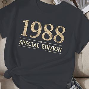 1988 EDICIÓN ESPECIAL diseño Camiseta cómoda para mujer - Product Image 3