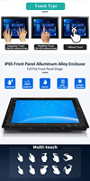 SeeTouch-Monitor industrial de PC de 15 pulgadas, resistente al agua, IP65, resistente al agua, Panel de marco abierto, PC, tableta integrada, pantalla táctil PCAP