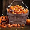 Round Wooden Basket with Handle Multipurpose Fruit <b>Storage</b> Bucket - Product Image 5