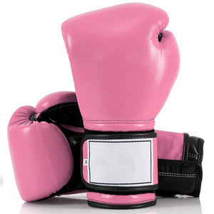 Gants de combat en cuir professionnels pour l'entraînement et le sparring, logo personnalisé OEM pour la fermeture, gants de kick-boxing - Product Image 3