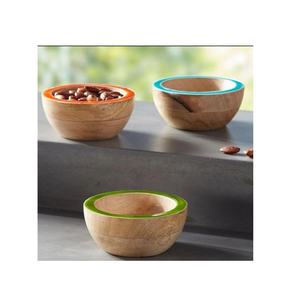 Bol en bois et résine de qualité antique très exigeant Produit en bois de haute qualité Bol en bois en gros Vente chaude et bol en gros - Product Image 2