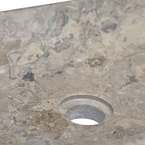 19.7 in marmo grigio "x 13.8" x 3.9 "lavello da bagno prodotto di qualità Premium - Product Image 6