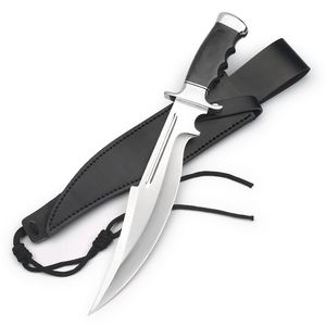มีดเอาตัวรอด Bowie Tactical ด้ามไม้วอลนัท G10 คุณภาพสูง พร้อมปลอกมีดสแตนเลส เหมาะสำหรับการล่าสัตว์ ปรับแต่งได้ตามต้องการ รับผลิตแบบ OEM - Product Image 1
