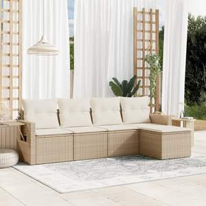Ensemble de canapés de jardin beige - Product Image 1