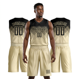 Camiseta de Baloncesto Sublimada Personalizada, Negra y Amarilla, de Malla Transpirable, para Hombre, con Logotipo Impreso en la Parte Delantera, Ajuste Atlético para Adultos - Product Image 2