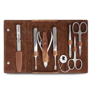 Premium Stainless Steel Manicure <b>Pedicure</b> Kit Custom Logo Color Nail Care <b>Tools</b> with Portable Travel Case OEM - Product Image 1