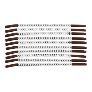 Manchons de câblage Brady ClipSleeve, marqueurs de fils taille 15 pour l'identification des câbles et fils - Product Image 1