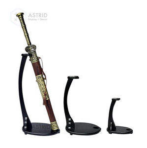 MDF Wood Sword Display rack Offerings Religious Holder Worship <b>Stand</b> for home - Product Image 1