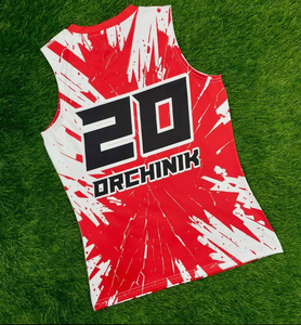 Camiseta de Baloncesto sin Mangas para Hombre 2025, Estampada, de Poliéster, Ligera y Transpirable, para Entrenamiento y Juegos - Product Image 4