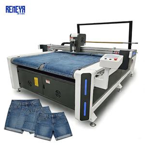 Vente d'usine tissu/textile/vêtement couteau oscillant entièrement automatique machine de découpe cnc au meilleur prix - Product Image 1