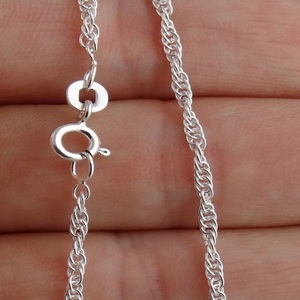 Cadena de Serpiente de Plata de Ley 925 de 40 cm, Cadenas de Plata para Hombres, Mujeres y Niños - Product Image 3