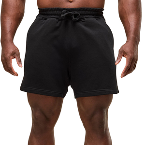 Pantalones Cortos Deportivos Extra Grandes de 5 Pulgadas para Hombre, Pantalones Cortos de Entrenamiento de Alta Resistencia para Gimnasio, Culturismo y Fitness, Color Negro - Product Image 1