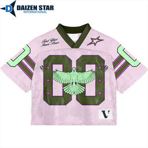 เสื้อฟุตบอลตาข่ายระบายอากาศ ป้องกันรังสียูวี แห้งเร็ว ต้านเชื้อแบคทีเรีย สำหรับทุกเพศ พร้อมสกรีนชื่อทีมแบบซับลิเมชั่น แขนสั้น - Product Image 3