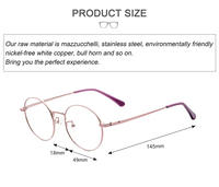 Lunettes de soleil rondes rétro personnalisées pour hommes, lunettes solaires en métal, lunettes de soleil légères et tendance pour femmes