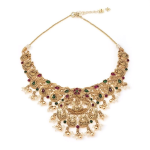 Juego de Collar Gargantilla Jewelemarket Heritage Temple con Piedra Pota y Perla 10575406PGR - Gargantillas Finas - Product Image 2