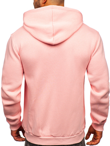 Sweat-shirt à capuche rose pour homme Infexion Sports, coupe classique, en polaire, avec logo imprimé sur le devant, vêtement décontracté pour l'automne - Product Image 2