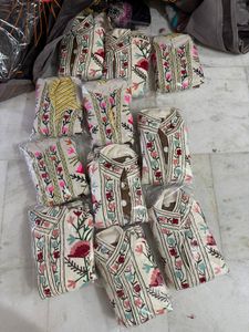 เสื้อโค้ทผู้หญิงปักลายซูซานี ความยาวปกติ ลายโบว์ สไตล์โบโฮ ทำมือ ผ้าแคนวาสผสมฝ้าย ระบายอากาศได้ดี เหมาะสำหรับใส่ลำลอง - Product Image 4
