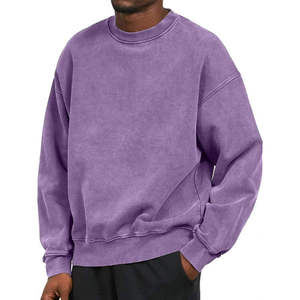Sweat-shirt d'hiver pour homme en coton doux et épais, écologique, pull décontracté pour tous les jours, coupe confortable, manches longues, style streetwear - Product Image 3