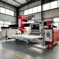 Machine de découpe de pierre à 5 axes, scie à pont CNC pour comptoirs de cuisine, dalles de porcelaine, marbre, granit et découpe de pierres complexes