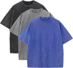 เสื้อยืดทรงครอปโอเวอร์ไซส์ผ้าฝ้าย 100% ระบายอากาศ แห้งเร็ว เป็นมิตรกับสิ่งแวดล้อม สำหรับผู้ชาย พร้อมผ้าแคนวาส เหมาะสำหรับใส่ในฤดูร้อน - Product Image 4