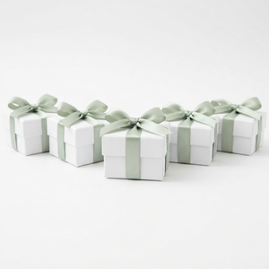 6mm Pale Sage Green Single Face Satin <b>Ribbon</b> OEM 20 Rolls x 8 Meter for Botanical <b>Weddings</b> Seed Packets Spa Gift Tags Wholesale - Product Image 4