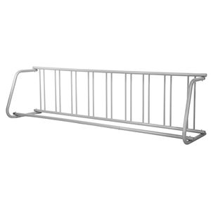 Portabici a Griglia in Acciaio con 9 Supporti, Lunghezza 282 cm, da Terra, Monolaterale, per Garage, Strade, Cortili - per Biciclette - Product Image 5