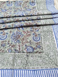 Handmade Rajasthani Style Designer Re And Black 100% Cotton <b>Sarong</b> Hand Block Printed Cotton <b>Sarong</b> Perfect Summer Beach Cover - Product Image 3