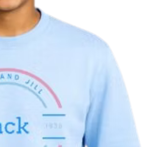 Sudadera con diseño de letras familiares en azul claro para niños, jersey informal de manga larga, ropa cómoda para el día a día - Product Image 3