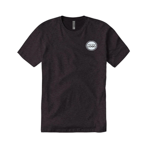 Retro Slim Fit Mock Neck Streetwear T-<b>Shirt</b> Extended Shoulders Premium Brand Quality 100% Organic Cotton Eco-Friendly FORGO - Product Image 2