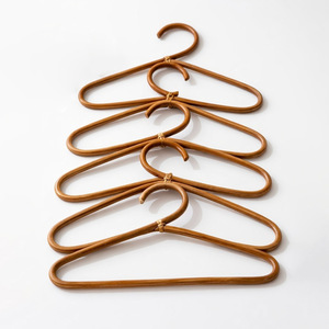 <b>Clothes</b> rail accessory high quality rattan clothing hanger coat trouser hangers for closet cupboard - Product Image 3