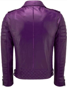 Veste en cuir pour homme, style streetwear, à carreaux/uni, coupe-vent, respirante, manches longues, haute qualité, nouvelle mode, durable, manteau d'hiver pour le vélo - Product Image 3