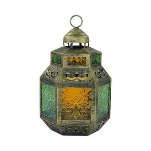 Lanternes porte-bougies artisanales en fer, petites, attrayantes, écologiques, avec impression personnalisée pour la décoration de Noël à la maison, vente en gros - Product Image 1