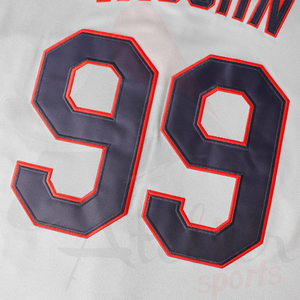 Camiseta de Béisbol con Bordado Tackle Twill, Nombres y Números, Precio al por Mayor, Unisex, Talla Grande, con Botones - Product Image 3