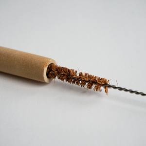 Brosse de nettoyage écologique en fibre de coco et bambou, réutilisable, naturelle, pour bouteilles et pailles, outil de cuisine durable - Product Image 5