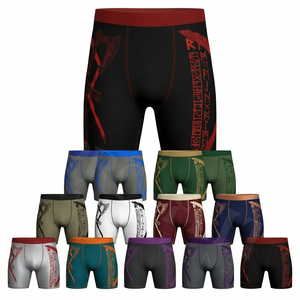 High Waist Quick Dry Breathable Fitness Training Tight Fitted Kickboxing Compression Shorts Customized All Season Whole Sale OEM - Product Image 1