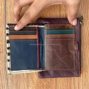 Nuevo pelo en estampado de animales de cuero reciclado Mini monedero billetera tarjetero billetera delgada de bolsillo frontal para mujer tarjetero - Product Image 6