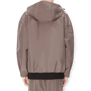 Chaqueta Cortavientos Personalizada de Algodón Técnico de Primera Calidad para Hombre, Chaqueta Informal Ligera con Capucha, Cortavientos, para Exteriores - Product Image 2