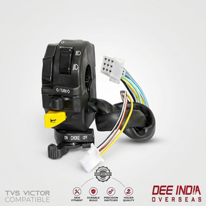 Interruptor de Control Izquierdo para Motocicleta TVS Victor |   Interruptor de luz e indicador de bocina para manillar izquierdo, repuesto OEM - Product Image 3