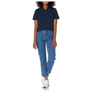 เสื้อโปโลผู้หญิงผ้าเนื้อนุ่มแบบยั่งยืน ผลิตจากวัสดุรักษ์โลก เหมาะสำหรับใส่เป็นเสื้อผ้าพื้นฐาน - Product Image 2