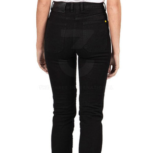 Pantalones Vaqueros de Cintura Alta para Mujer, Invierno, 100% Algodón, Ecológicos, Transpirables, Material Suave y Elástico, con Servicio de Logotipo Personalizado - Product Image 4