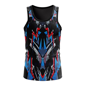 High Quality Sublimation Muscle Fit Tank Tops Fitness Workout Shirt Custom Design Men's Fashion Tank Tops - Product Image 3