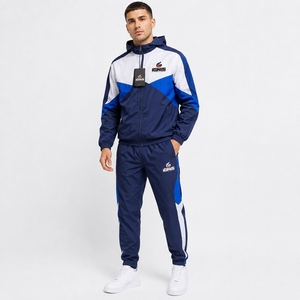 Conjunto Deportivo Cortavientos para Hombre, Chaqueta Ligera a Prueba de Viento, Pantalones Elásticos, Ropa Deportiva Informal para Entrenamiento y Fitness - Product Image 1